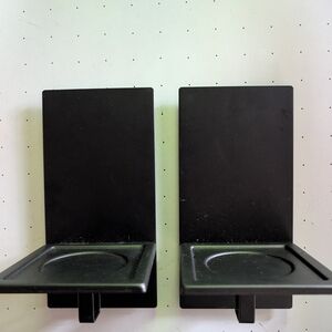 NEW Partylite Essentials Metal Wall Sconces P9153 Illuminate Your Spirit -set 2